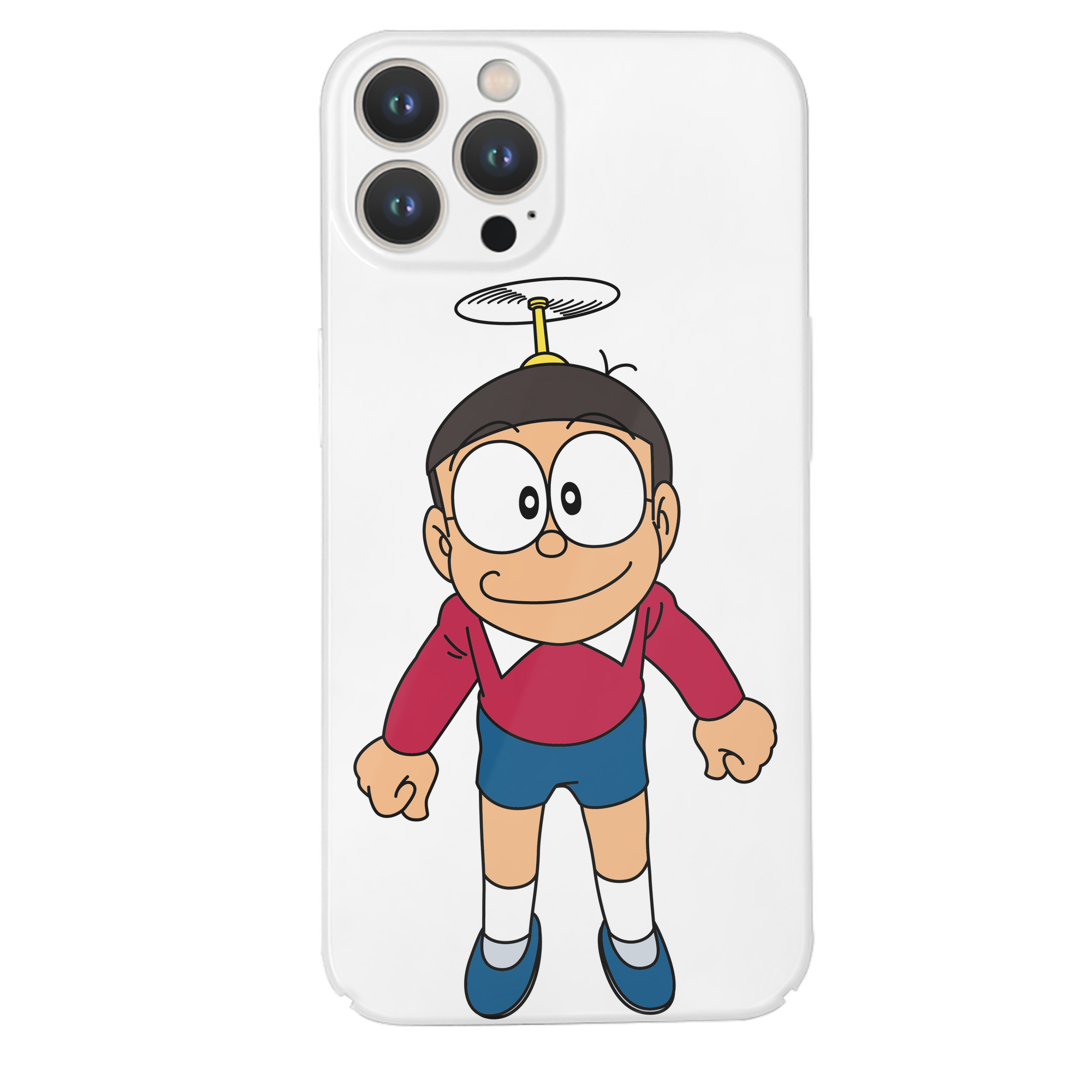 （画像用） ドラえもん 野比 のび太 Doraemon Nobita Nobi 【iPhone 14シリーズ対応】ハードケース